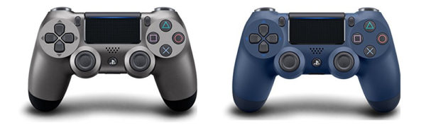 New PS4 Controller Colors Midnight Blue and Steel Black