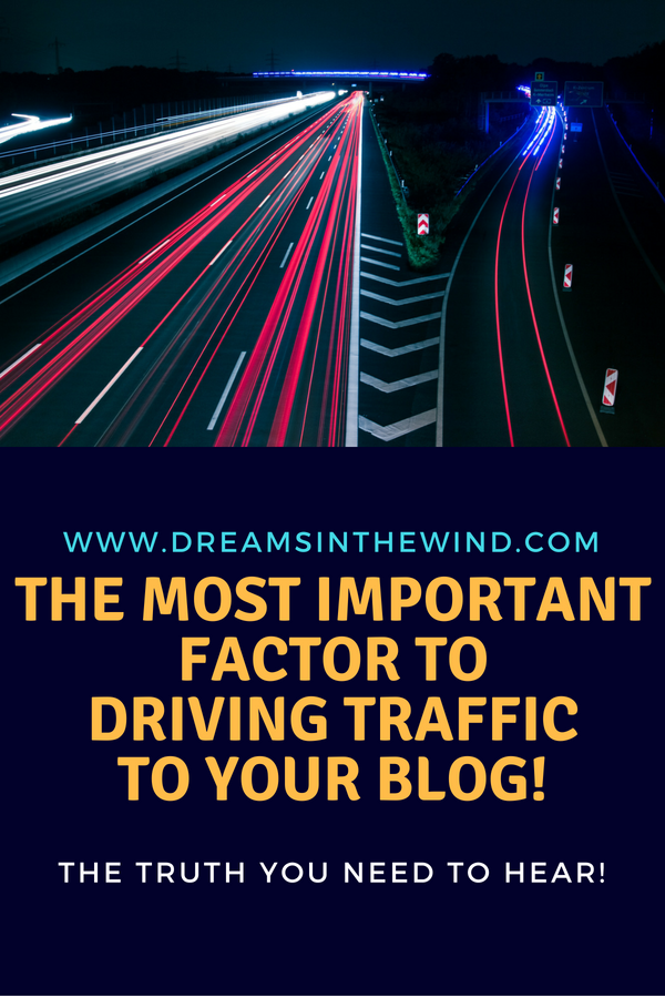 The most important factor in driving traffic to your blog using social media